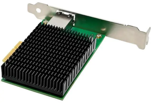 Alt view image 4 of 7 - JVFYI PCIe X4 AQC107 Single-10G Server Converged NIC V2.0