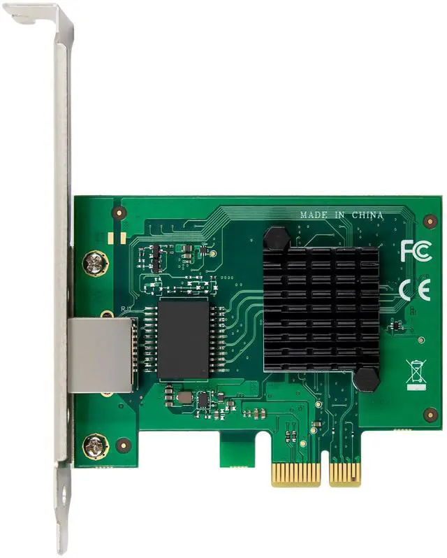 Alt view image 2 of 7 - JVFYI PCI Express x1 AQC114 5GbE mGig Ethernet card