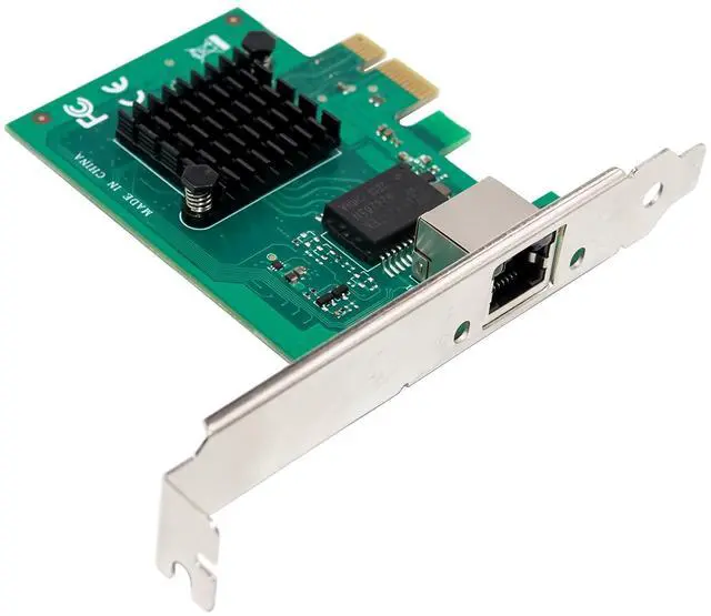 Alt view image 4 of 7 - JVFYI PCI Express x1 AQC114 5GbE mGig Ethernet card