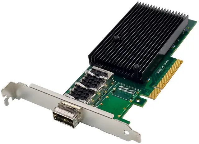 Alt view image 2 of 7 - JVFYI PCIe x8 ConnectX-3 Single-Port 40G QSFP Adapter