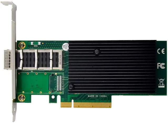 Alt view image 4 of 7 - JVFYI PCIe x8 ConnectX-3 Single-Port 40G QSFP Adapter