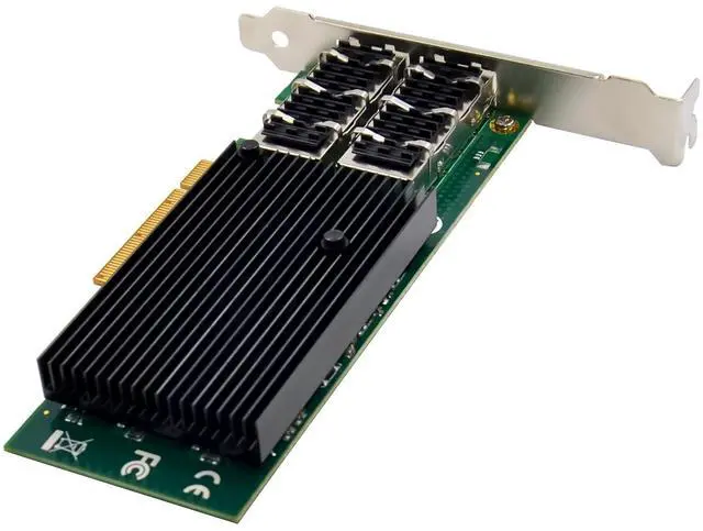 Alt view image 2 of 7 - JVFYI PCIe x8 ConnectX-3 Dual-Port 56G QSFP Adapter