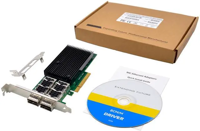 Alt view image 6 of 7 - JVFYI PCIe x8 ConnectX-3 Dual-Port 56G QSFP Adapter