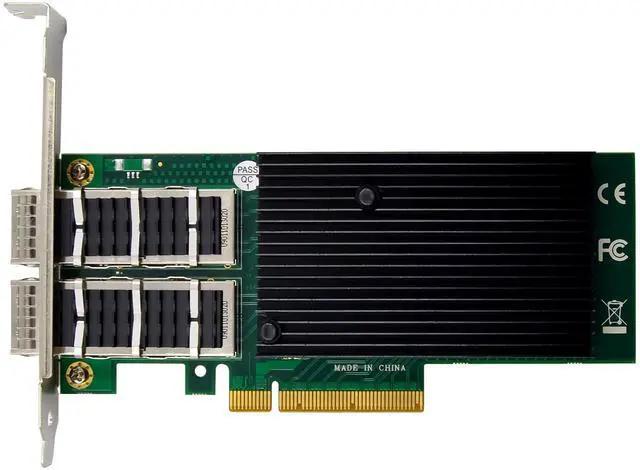 Alt view image 3 of 7 - JVFYI PCIe x8 ConnectX-3 Dual-Port 56G QSFP Adapter