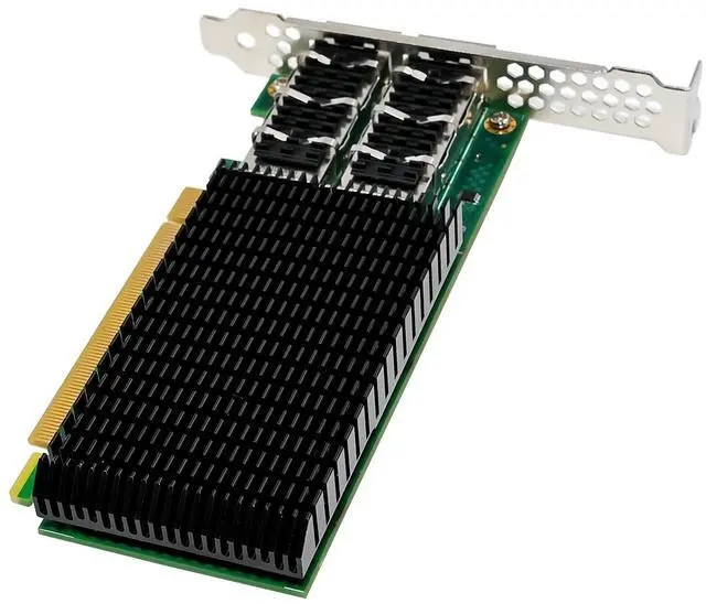 Alt view image 4 of 7 - JVFYI PCIe x16 ConnectX-5 Dual-Port 100G Network Adapter