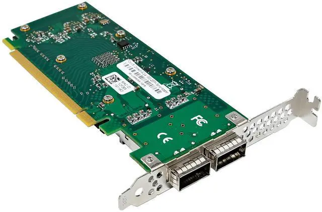 Alt view image 6 of 7 - JVFYI PCIe x16 ConnectX-5 Dual-Port 100G Network Adapter