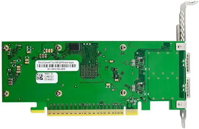 Alt view image 3 of 7 - JVFYI PCIe5.0 x16 ConnectX-7 Dual-Port 200G QSFP56 Network Adapter