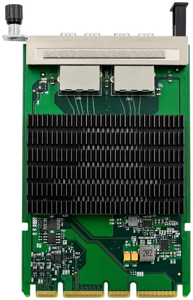 Alt view image 2 of 7 - JVFYI OCP3.0 X550T2 Dual- 10G RJ45 Copper Ethernet Adapter