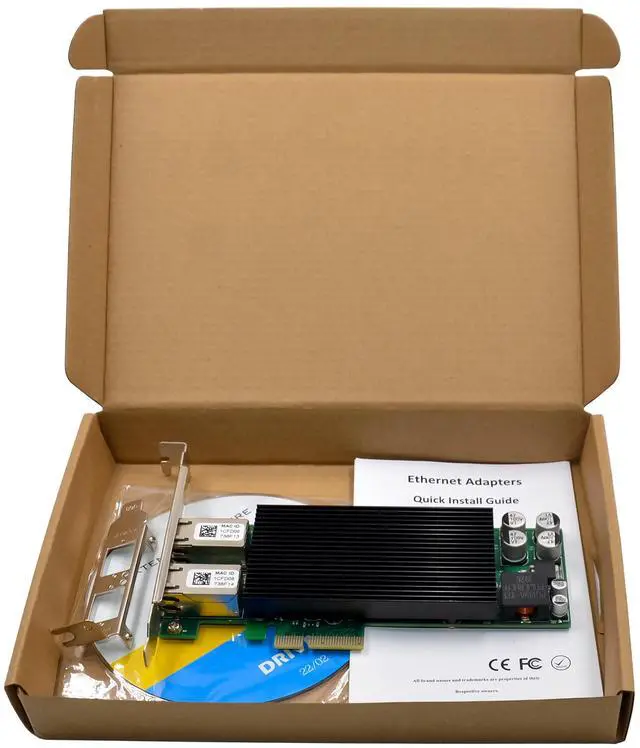 Alt view image 7 of 7 - JVFYI PCIe I350AM2 Dual POE+ Gigabit Server Card