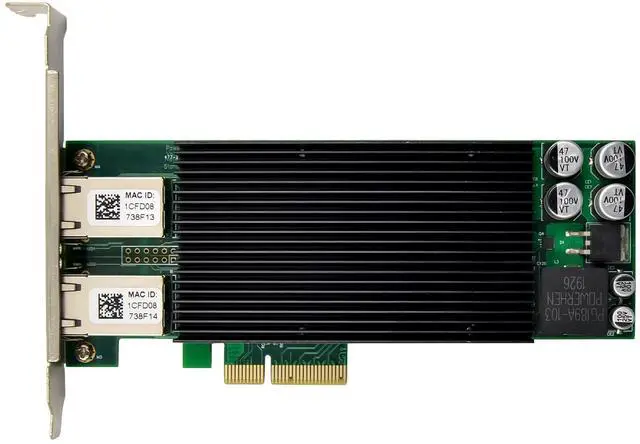 Alt view image 3 of 7 - JVFYI PCIe I350AM2 Dual POE+ Gigabit Server Card