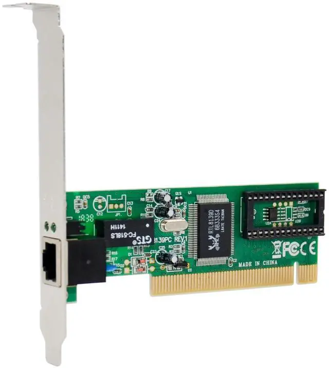 Alt view image 5 of 7 - JVFYI PCI Single-RJ45 Fast Ethernet LAN Card