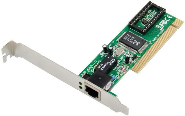 Alt view image 3 of 7 - JVFYI PCI Single-RJ45 Fast Ethernet LAN Card
