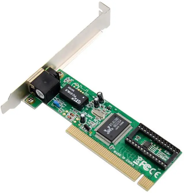 Alt view image 7 of 7 - JVFYI PCI Single-RJ45 Fast Ethernet LAN Card