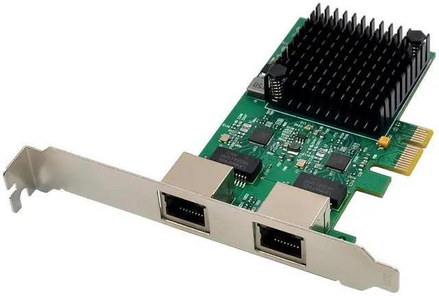 Alt view image 2 of 7 - JVFYI PCIe X1 RTL8125B Dual-Port 2.5G Ethernet NICs
