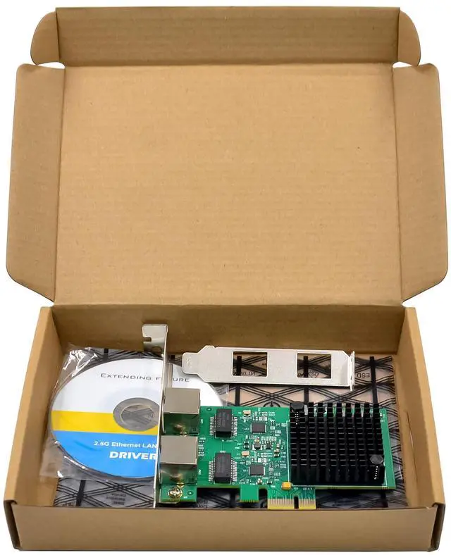 Alt view image 7 of 7 - JVFYI PCIe X1 RTL8125B Dual-Port 2.5G Ethernet NICs