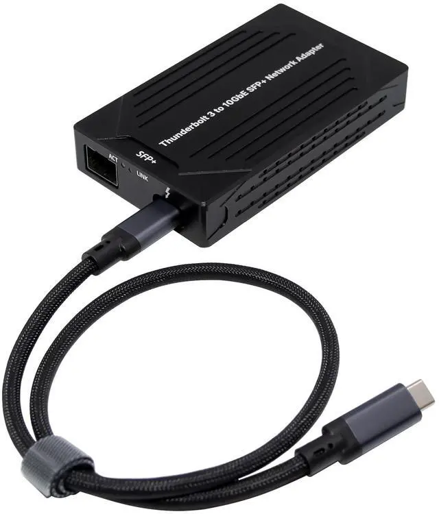 Alt view image 5 of 7 - JVFYI Thunderbolt 3 10GbE SFP+ Network Adapter