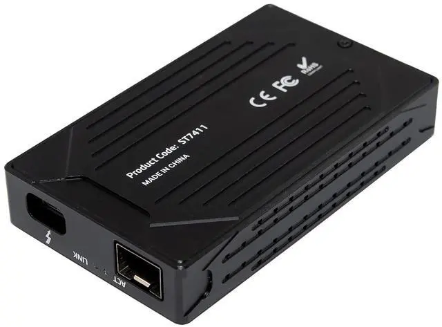 Alt view image 4 of 7 - JVFYI Thunderbolt 3 10GbE SFP+ Network Adapter