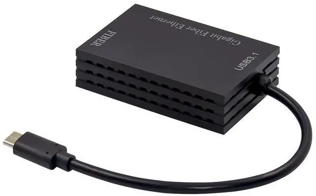 Alt view image 3 of 7 - JVFYI RTL8153 TYPE-C to SFP Gigabit Fiber Ethernet Adapter