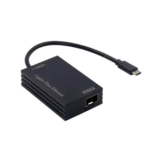 Alt view image 2 of 7 - JVFYI RTL8153 TYPE-C to SFP Gigabit Fiber Ethernet Adapter