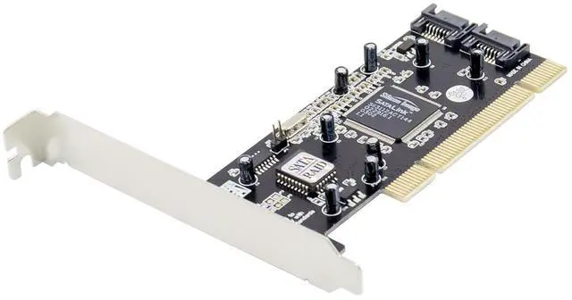 Alt view image 2 of 7 - JVFYI PCI Sil3112 2-Channel SATA 150 RAID card