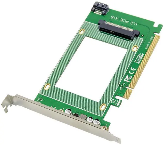Alt view image 2 of 7 - JVFYI U.2 SFF-8639 To PCIe X16 SSD adapter Card
