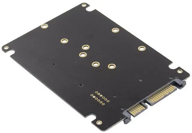 Alt view image 6 of 7 - JVFYI 2.5-inch SATA III to M.2 B & mSATA SSD Adapter