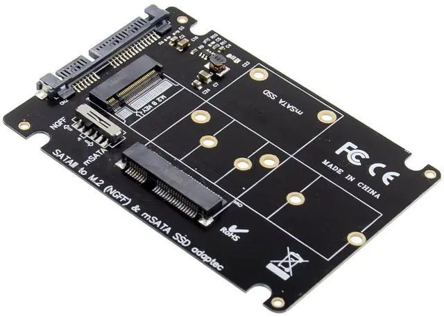 Main image of JVFYI 2.5-inch SATA III to M.2 B & mSATA SSD Adapter