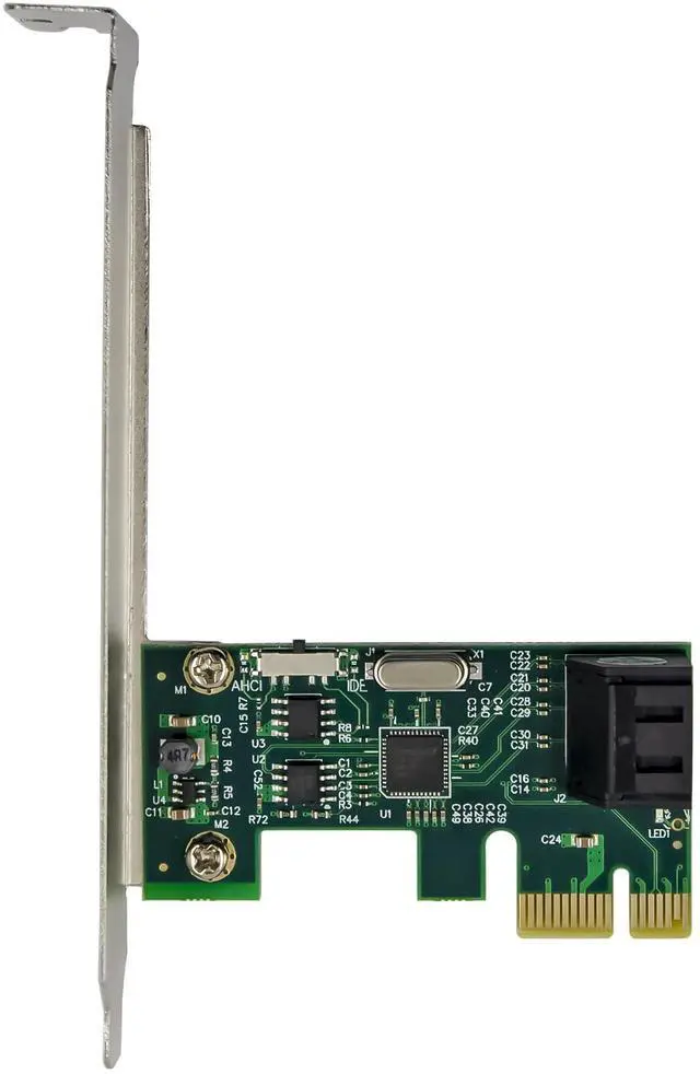 Alt view image 6 of 7 - JVFYI PCIe ASM1061 SATAIII 2-Channel Expansion card
