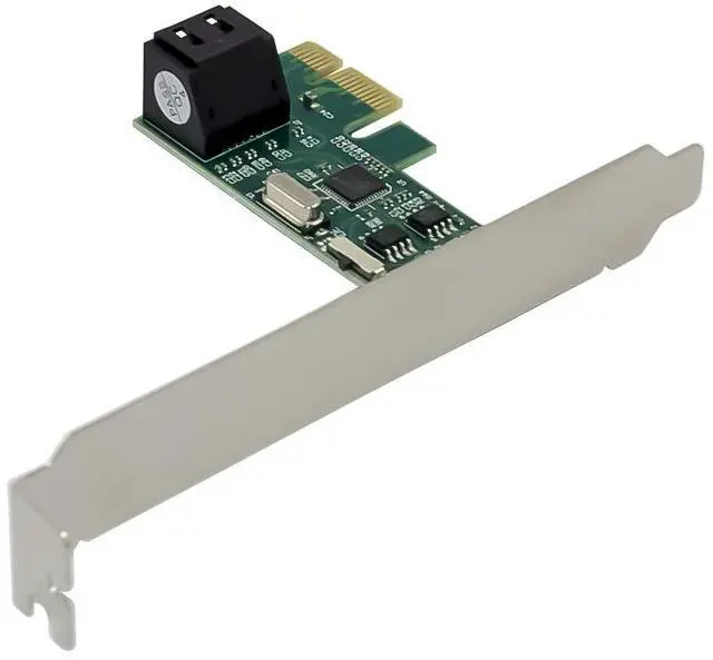 Alt view image 3 of 7 - JVFYI PCIe ASM1061 SATAIII 2-Channel Expansion card