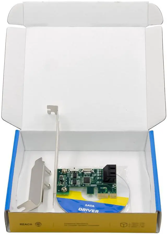 Alt view image 7 of 7 - JVFYI PCIe ASM1061 SATAIII 2-Channel Expansion card