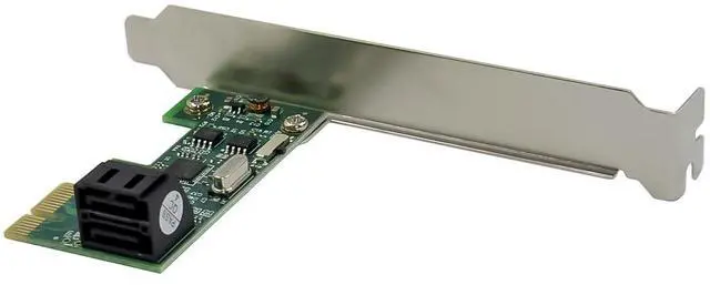Alt view image 5 of 7 - JVFYI PCIe ASM1061 SATAIII 2-Channel Expansion card