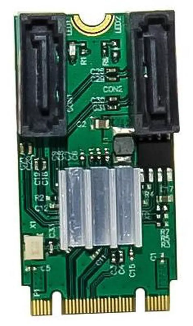 Main image of JVFYI M.2 B+M ASM1061 2-Port SATA 6G Expansion Card