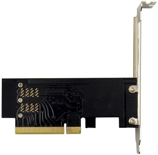 Alt view image 6 of 7 - JVFYI PCIe x8 to 2-Port U.2 SFF8643 SSD Adapter