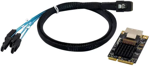 Main image of JVFYI MINIPCIE Marvell 88SE9215 SAS36 Expansion CARD