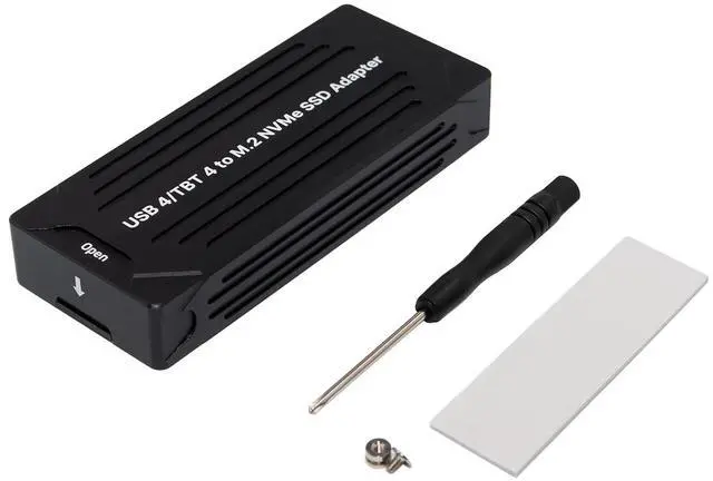 Alt view image 3 of 7 - JVFYI USB4 TO ASM2464 NVMe SSD Adapter