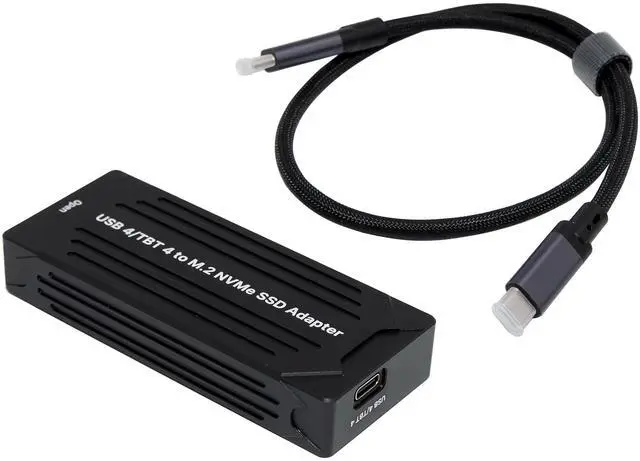 Alt view image 6 of 7 - JVFYI USB4 TO ASM2464 NVMe SSD Adapter
