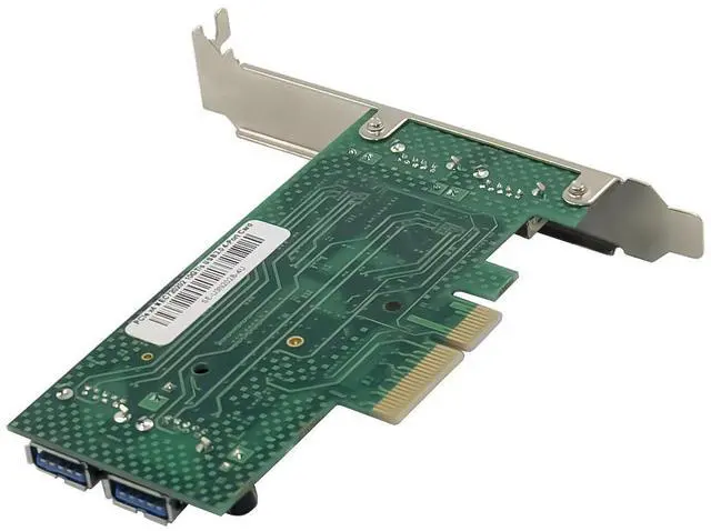 Alt view image 6 of 7 - JVFYI PCIe X4 uPD720202 4-port USB3.0 Expansion card