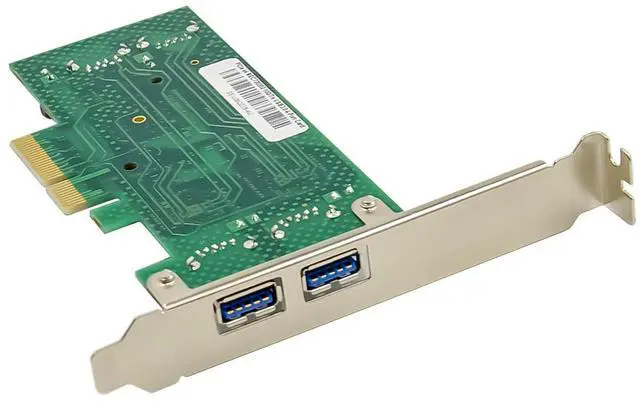 Alt view image 7 of 7 - JVFYI PCIe X4 uPD720202 4-port USB3.0 Expansion card