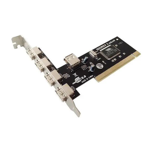 Alt view image 2 of 2 - JVFYI PCI USB2.0 4+1 ports