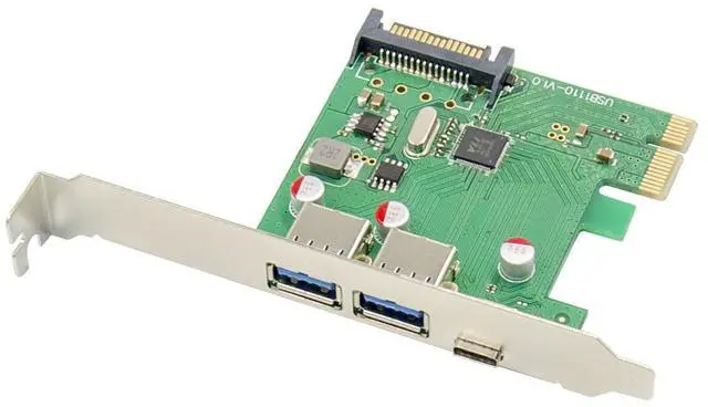 Main image of JVFYI PCIe X1 VL805 USB3.0 Card 2A1C