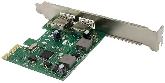 Alt view image 4 of 7 - JVFYI PCIe x1 ASM1042A 2-Ports USB 3.0 Card