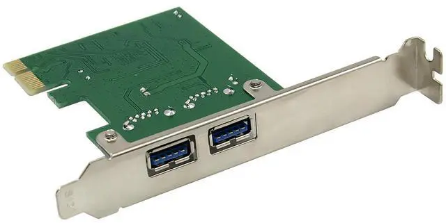 Alt view image 6 of 7 - JVFYI PCIe x1 ASM1042A 2-Ports USB 3.0 Card