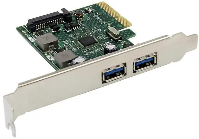 Alt view image 2 of 7 - JVFYI PCIe USB3.1 10GbpsType A 2Ports Card