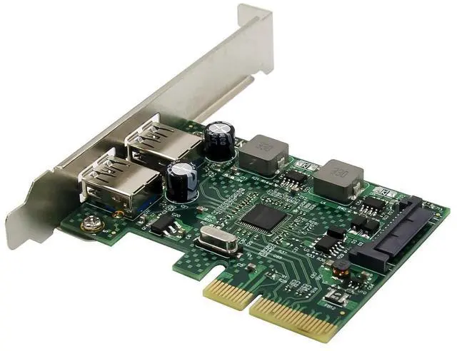 Alt view image 3 of 7 - JVFYI PCIe USB3.1 10GbpsType A 2Ports Card