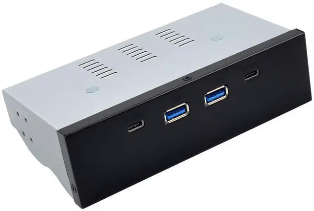 Alt view image 5 of 7 - JVFYI 5.25in Front Panel Type VL820 USB3.1 2A2C 10Gbps Adapter