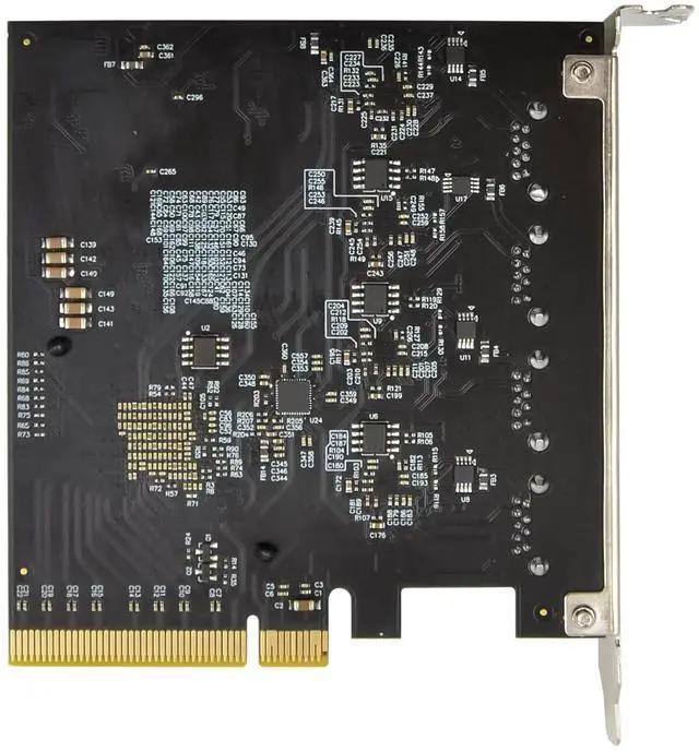 Alt view image 5 of 7 - JVFYI PCIe X8 ASM3142 4CH 10Gbps USB3.1-A Card