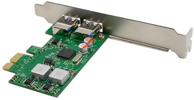 Alt view image 3 of 7 - JVFYI PCI Express D720200 2-Port USB 3.0 Card Self-powered