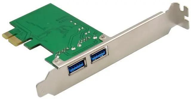 Alt view image 5 of 7 - JVFYI PCI Express D720200 2-Port USB 3.0 Card Self-powered