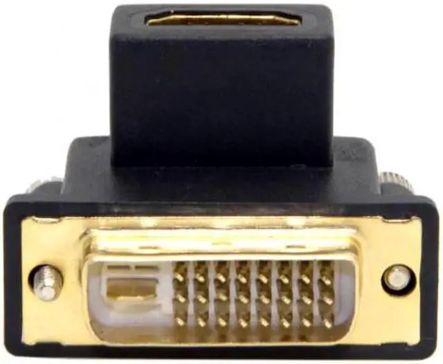 Alt view image 6 of 7 - JVFYI DB-041-UP 90 Degree Up Angled DVI Male to HDMI Female Adapter for ComputerHDTVGraphics Card