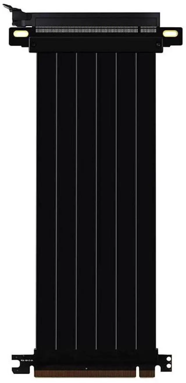 Main image of JVFYI Full Speed PCIE 4.0 16x Riser Cable Graphics Card Extension Cable PCI Express Port GPU Expansion Card Riser Shielded Extender (180 Degree Black,15CM)